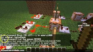 Minecraft Tutorial  Testfor command w Scoreboard command [upl. by Htidra]