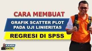 Cara Membuat Grafik Scatter Plot pada Uji Linieritas Regresi di SPSS [upl. by Alaekim]