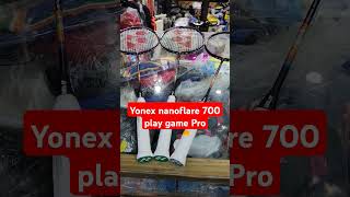 Yonex nanoflare 700 play game Pro racket 700 play game pro [upl. by Oilisab]