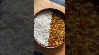 Rice and mixed pulses curry  Ultimate Comfort Food indiancuisine [upl. by Ahserkal]