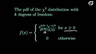 An Introduction to the ChiSquare Distribution [upl. by Frederigo]