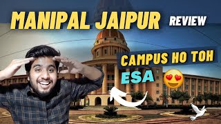 Manipal Jaipur Review 🔥  Campus Tour 😍  Placements  Fee  Hoastel amp Mess  MET2022  MUJ [upl. by Oakes]