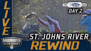 2021 Bassmaster LIVE at St Johns River  DAY 2 FRIDAY [upl. by Colin]