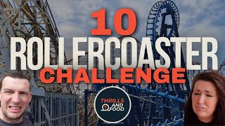 Ultimate 10 Rollercoaster Challenge feat Blackpool Pleasure Beach [upl. by Eelidnarb]