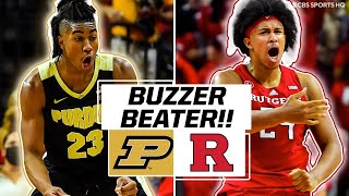 Rutgers STUNS No 1 Purdue with insane BUZZER BEATER Instant Reaction  CBS Sports HQ [upl. by Virgel]