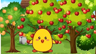 Ten apples  Ten apples on my head  Nursery Rhymes for children [upl. by Lauree]