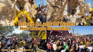 Prince amp Lady of Wales SampP Club Secondline  New Orleans  DaTruth Vs Stooges Brass Band Battle [upl. by Ecidnacal318]