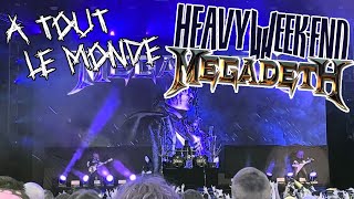 MEGADETH  A Tout Le Monde HD HeavyWeekend Nancy 2024 [upl. by Sellma248]