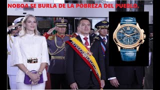 Noboa se burla de la pobreza de los ecuatorianos [upl. by Mortensen344]