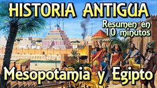 Resumen HISTORIA ANTIGUA  Mesopotamia y Antiguo Egipto Documental [upl. by Luing]