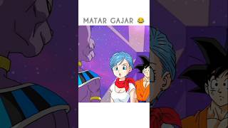 Lord beerus face 🤣 matar gajar anime dragonball dragonballindia [upl. by Aduh]