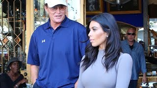 Kim Kardashian Celebrates 34th Birthday With Bruce Jenner 2014 [upl. by Nerrol]