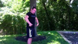 Arm Swings Exercise  Old School Dynamic Stretching Warm Ups [upl. by Ybab]