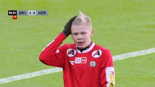 14 year old Erling Haaland was INSANE [upl. by Bean]