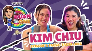 Kim Chiu “Tagsatagsa lang…”  Melai Cantiveros  KUAN ON ONE Full Episode 1 with subtitles [upl. by Airet]