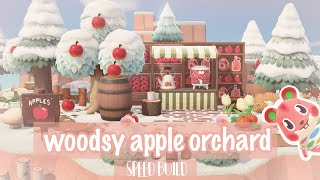 WOODSY APPLE ORCHARD for Apples House 🍎 SPEED BUILD  Animal Crossing New Horizons [upl. by Ogren717]