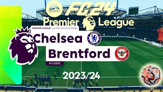 FC 24 Chelsea vs Brentford  Premier League 202324  Full Match [upl. by Auqinahs687]