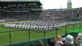 2014夏の甲子園開幕 第96回高校野球 開会式 The Opening Ceremony of High School Baseball in Japan [upl. by Adnuahs]