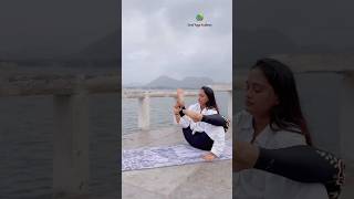 Titibhasana Padahastasana shorts shortvideo yogaurmi urmiyogaacademy yogapose yogaasana [upl. by Blanca]