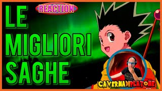 cavernadiplatone REACTION TUTTE le SAGHE di HUNTER X HUNTER™ dalla PEGGIORE alla MIGLIORE [upl. by Rodmann]