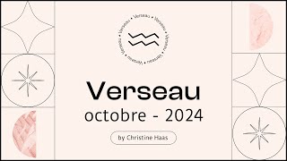 Horoscope Verseau ♒️ Octobre 2024 🥨 par Christine Haas [upl. by Echikson]