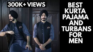 Best Kurta Pajama Design amp Turban Combinations [upl. by Euqinor]