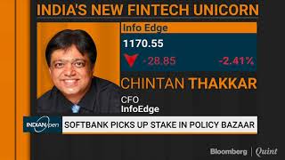 Info Edge To Hold 135 Stake In PolicyBazaar After SoftBank Investment [upl. by Eimmis249]