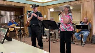 Hazel with Bob Madigan Mr Harmonica singing “ The Wayward Wind “ at Madigans jam [upl. by Regazzi]