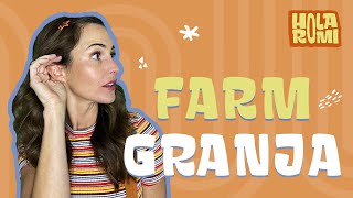 Farm Animals Animales de Granja Learn Spanish words for your favorite animals [upl. by Elo990]