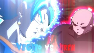 Vegito vs Jiren ベジットvsジレン Full Fight Fan Made Animation [upl. by Enelegna785]