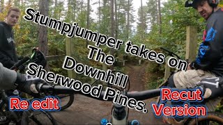 Stumpjumper goes Downhill Sherwood Pines [upl. by Leunamesoj]