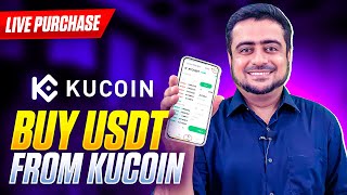 How To Buy USDT On KuCoin  Live Buy [upl. by Agler957]