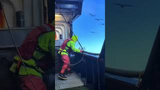 Alaskan crab fishermen battle the fierce Alaskan ocean storm abandonedship shipwrecked alaska [upl. by Nirak105]