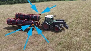 10 Bale Chaser with Bale feed assist rollers Keltec [upl. by Nahk127]