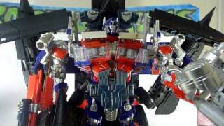 ROTF buster optimus prime with jetfire [upl. by Hoehne]