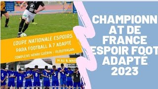 championnat de France foot sport adapté espoir ploufrgan 12e édition [upl. by Grigson7]