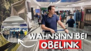 Am FEIERTAG zu OBELINK  Absoluter WAHNSINN 🤯 Shoppingtour im größten Campingshop [upl. by Nathalie]