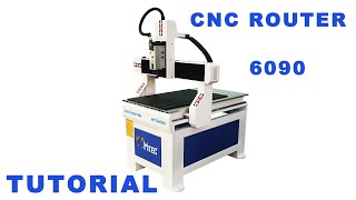 How to operate cnc router 6090 with dsp A11 [upl. by Idoj]