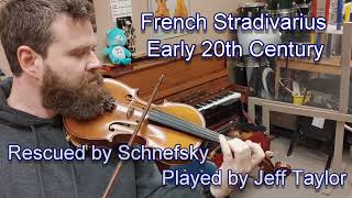 French early 20th Century violin rescued by Schnefsky amp played by Jeff Taylor [upl. by Ximena]