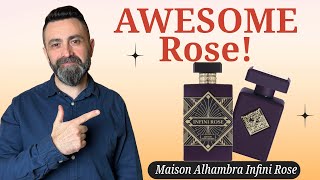 An AWESOME Rose Fragrance From Maison Alhambra the Infini Rose  A Great Initio Atomic Rose Clone [upl. by Sakul]