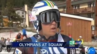 Squaw Valley prepares for Olympians at US Alpine Championships [upl. by Gilly]