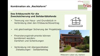 Rechtsformen f gemeinschaftl Wohnprojekte – eine Einführung R NovyHuy [upl. by Wenger]