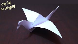 DIY  How To Make a Bird From A4 Paper  Origami Bird [upl. by Mossolb200]