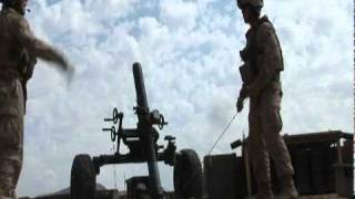 Marines use new artillery system in Afghan fight [upl. by Tnecillim]