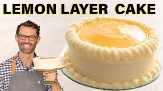 The BEST Lemon Cake Recipe [upl. by Lyrrehs550]