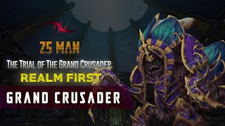 Grand Crusader 25 Man REALM FIRST  World of Warcraft SMANSES Resto Shaman POV [upl. by Eiramanel295]