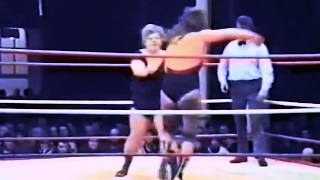 Rusty Blair Vs Hellcat Haggerty  RARE MATCH  Classic British Womens Wrestling  Restored 1080p [upl. by Anits]