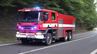 2 Czech Volunteer Fire Department Tankers Responding  Scania amp Tatra TerrNo1 CZ  82022 [upl. by Drehcir691]