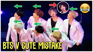 BTS V Cute Mistakes Compilation [upl. by Amuwkuhc]