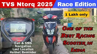 Tvs Ntorq race edition 2024 detailed review  Tvs Ntorq 2025 price  Tvs Ntorq value for money model [upl. by Oniram]